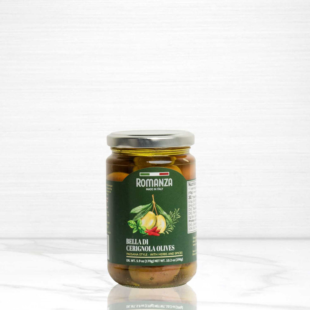 2-Pack of Cerignola Olives Paesana Style - 10.2 oz Terramar Imports