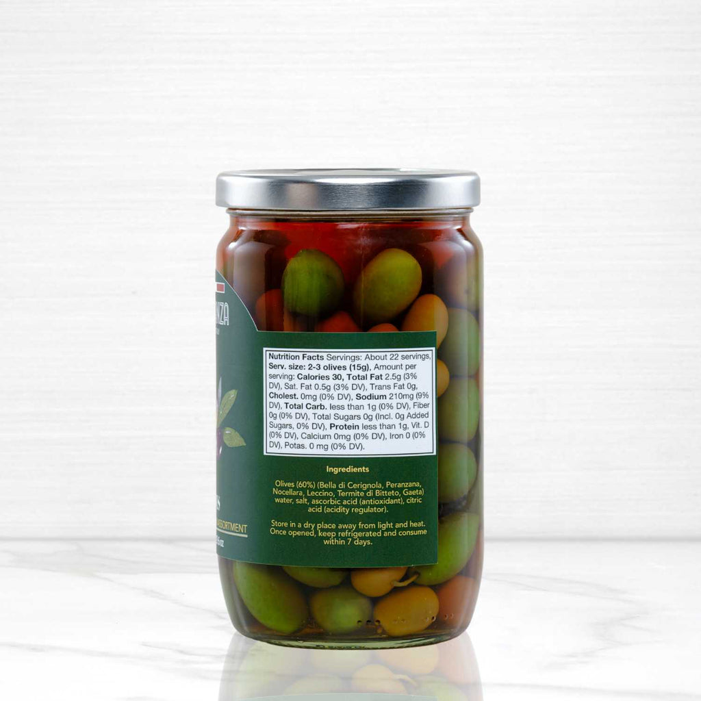 2-Pack of Mixed Italian Olives - 19.4 oz Terramar Imports